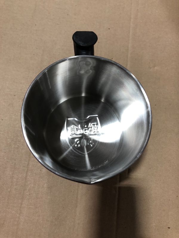 Photo 1 of Candle Making Pouring Pot, DINGPAI 44oz Double Boiler Wax Melting Pot, 1pc Spoon, 304 Stainless Steel Candle Making Pitcher, Silver Color with Heat-Resistant Handle and Dripless Pouring Spout Design

