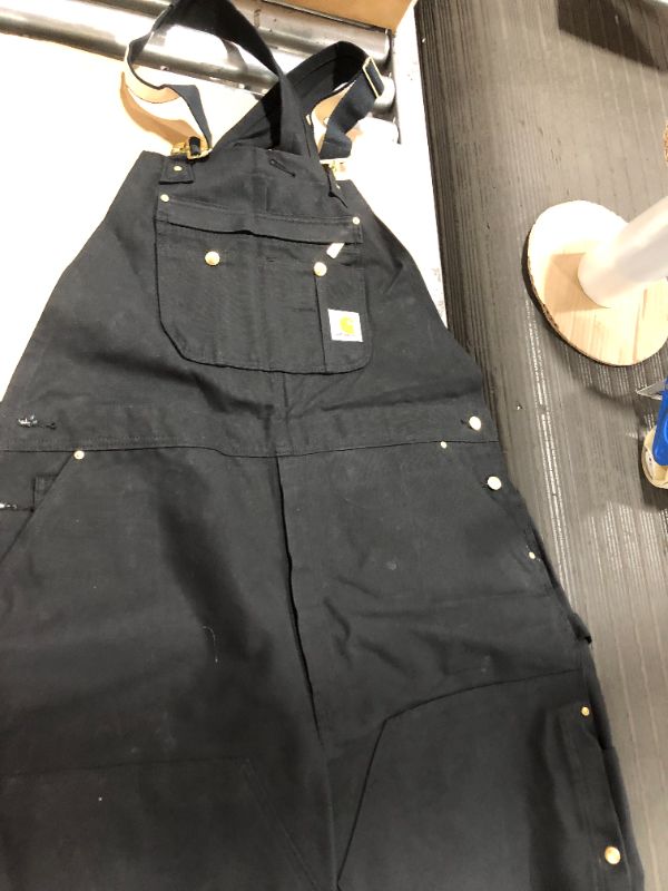 Photo 3 of Carhartt Men's Zip-to-Thigh Work Overalls 44x32
