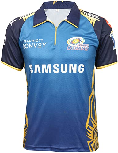 Photo 1 of KD Cricket IPL Jersey Supporter Jersey T-Shirt 2020/21 MI, CSK, RCB,KKR,RR,KXIP,SRH and DC SZ 48
