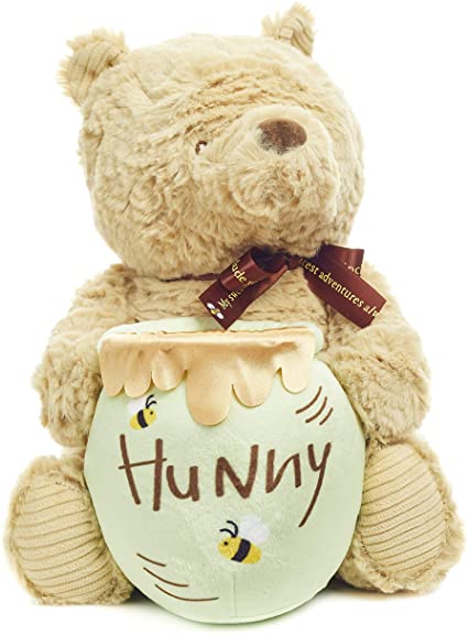 Photo 1 of KIDS PREFERRED Disney Baby Classic Pooh Waggy - Musical Plush Stuffed Animal, 13 Inches , Brown
