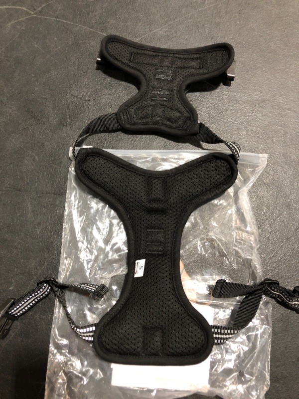 Photo 1 of RABBITGOO DOG HARNESS, GREY/BLACK, SIZE SMALL.