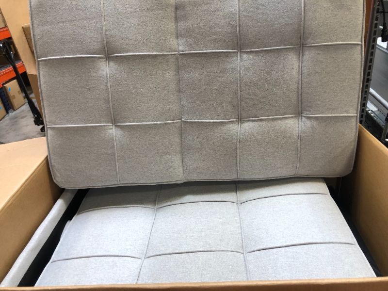 Photo 3 of CONVERTIBLE SOFA BED GGIN0110-A, LIGHT GREY.--( 2 BOXES IN TOTAL.) 