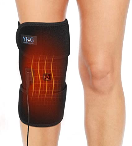 Photo 1 of Heating Knee Brace Wrap, Knee Warmer Heated Knee Wrap Heating Pad Heat Therapy for Knee Injury, Rheumatism, Cramps Arthritis Recovery, Varicose Veins Joint Pain, Muscles Pain Relief
PRIOR USE.