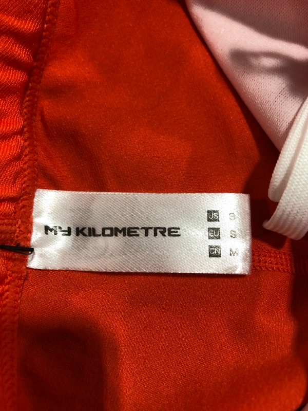 Photo 3 of MY KILOMETRE KILO BOYS JAMMER SWIM SUIT, ORANGE, SIZE SMALL.