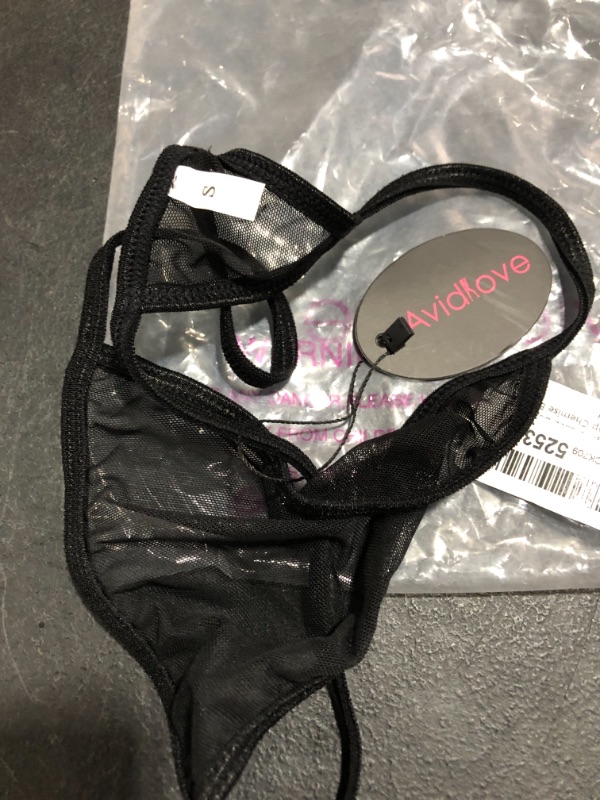 Photo 3 of AVIDLOVE WOMEN'S LINGERIE SET, BLACK, SIZE SMALL. NEW WITH TAGS.