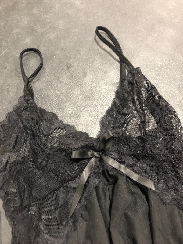 Photo 2 of AVIDLOVE WOMEN'S LINGERIE SET, BLACK, SIZE SMALL. NEW WITH TAGS.