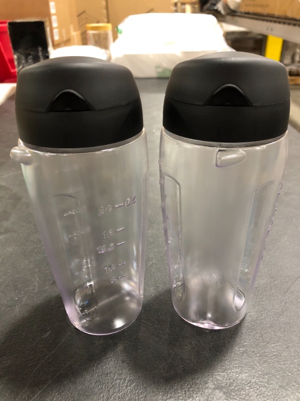Photo 3 of 24OZ. WATER BOTTLES, PACK OF 2. CLEAR. 