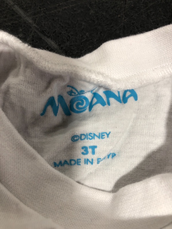 Photo 3 of Disney Princess Moana Graphic T-Shirt & Leggings
SIZE 3T. PRIOR USE.