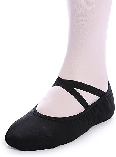 Photo 2 of Bezioner Girls Canvas Ballet Shoes Ballet Slipper for Kids Women,Yoga Shoes for Dancing
SIZE 42.