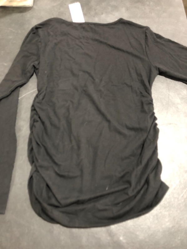 Photo 3 of BHOME WOMEN'S BLACK LONG SLEEVE SHIRT. SIZE MEDIUM.