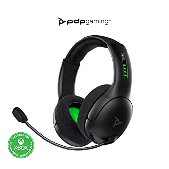 Photo 1 of PDP Gaming LVL50 Wireless Stereo Headset with Noise Cancelling Microphone: Black - Xbox ONE. NEW OPEN BOX.