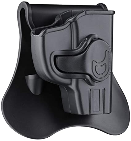 Photo 1 of OWB Paddle Holster for Ruger LCP, Kel-Tec P3AT 380 Sub-Compact Pistol(Not LCP II or Laser Models), 360° Adjustable Outside Waistband Holsters, Fast Release Tactical Gun Holster - Right Handed
