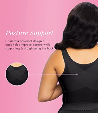 Photo 2 of Exquisite Form 5107565 FULLY Slimming Wireless Back & Posture Support Longline Bra with Front Closure & Lace
SIZE 40C. OPEN PACKAGE, PRIOR USE. 