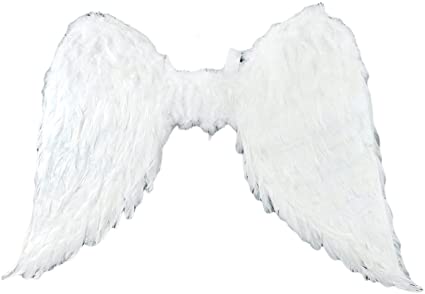 Photo 2 of Touch of Nature 11008 Adult Angel Wing in White with Elastic Straps, 43 by 27-Inch
