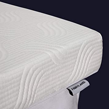 Photo 1 of FAIRYLAND 3 Inch Memory Foam Mattress Topper Full Size, Cooling Relieving Mattress Pad for Bed with Bamboo Fiber Cover
