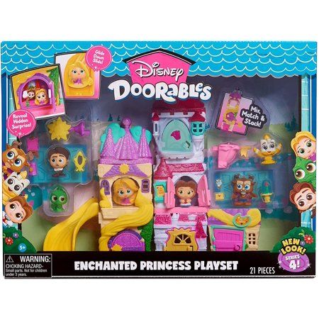 Photo 1 of Disney Doorables Deluxe Princess Playset, Multicolor. NEW OPEN BOX. 
