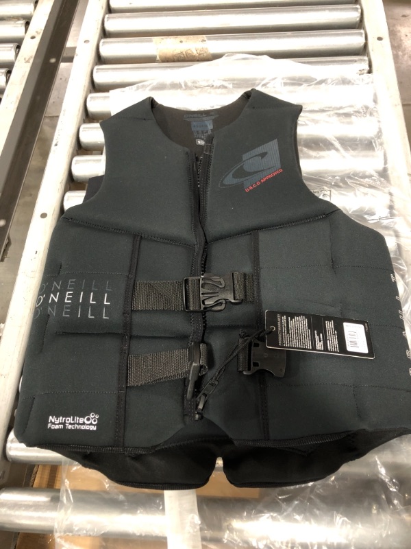 Photo 3 of O'Neill Men's Assault USCG Life Vest. NEW WITH TAGS. 
SIZE LARGE, BLK/BLK.