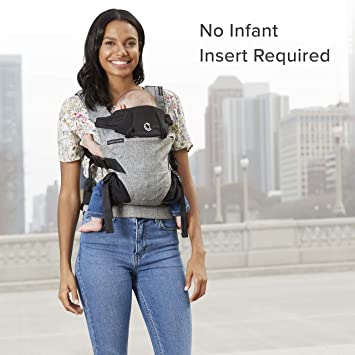 Photo 3 of Contours Journey 5-in-1 Baby Carrier, Adjustable UPF 25 Sunshade, Storage Pockets, Graphite Gray
