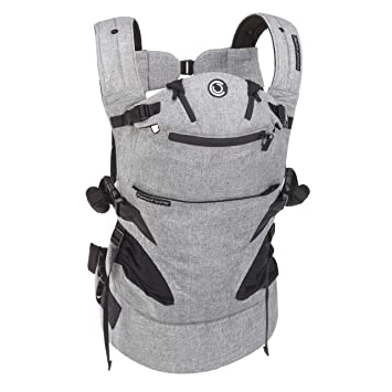 Photo 1 of Contours Journey 5-in-1 Baby Carrier, Adjustable UPF 25 Sunshade, Storage Pockets, Graphite Gray
