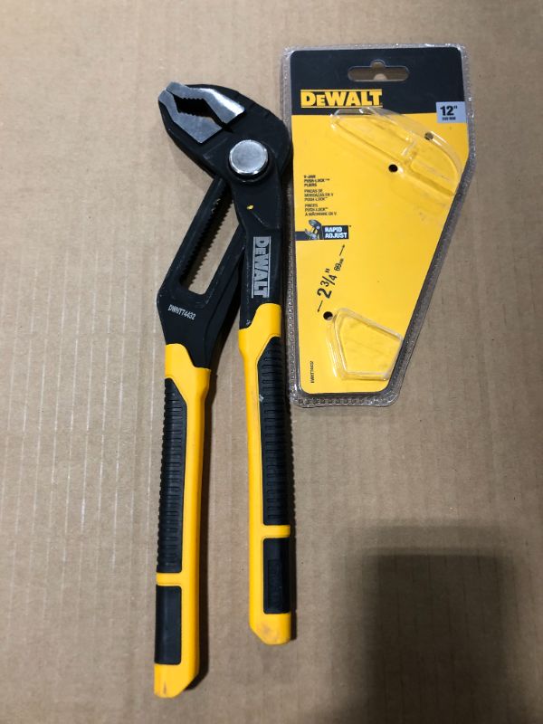 Photo 2 of 12 in. V-Groove Jaw Pushlock Plier - tools
