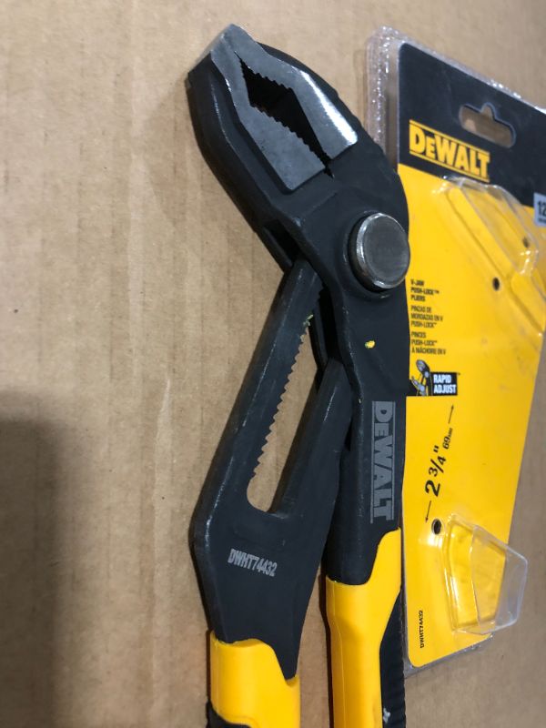 Photo 4 of 12 in. V-Groove Jaw Pushlock Plier - tools
