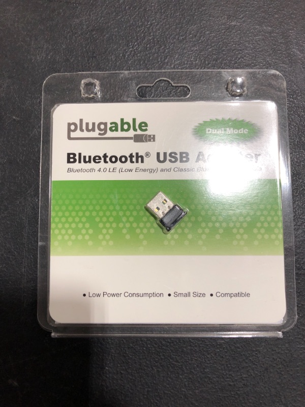 Photo 3 of Plugable USB Bluetooth 4.0 Low Energy Micro Adapter (Compatible with Windows 10, 8.1, 8, 7, Classic Bluetooth, Gamepad, and Stereo Headset Compatible)
