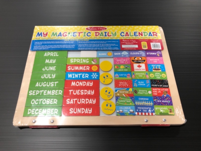 Photo 4 of Melissa & Doug My First Daily Magnetic Calendar
