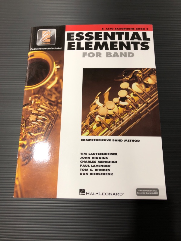 Photo 2 of Hal Leonard Essential Elements for Band - Eb Alto Saxophone (Book 2 with EEi)
