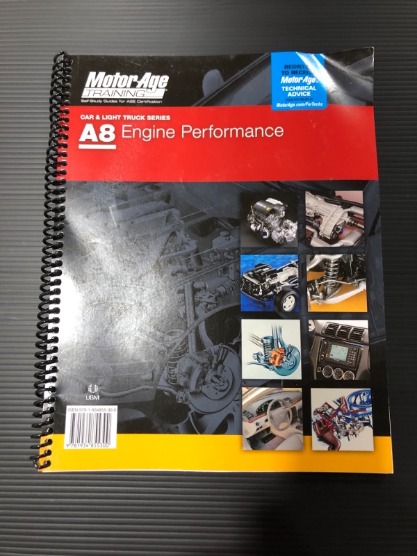 Photo 2 of By Motor Age Staff ASE Test Preparation - A8 Engine Performance (Motor Age Training) [Spiral-bound] Spiral-bound – January 1, 2013
