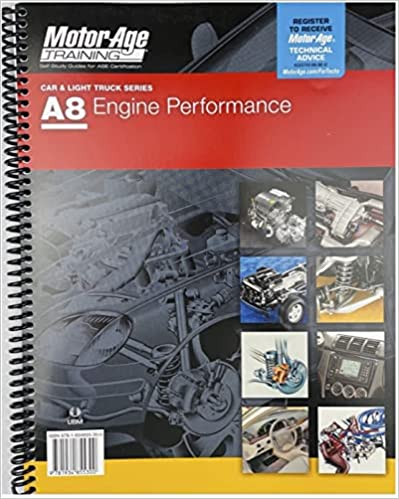 Photo 1 of By Motor Age Staff ASE Test Preparation - A8 Engine Performance (Motor Age Training) [Spiral-bound] Spiral-bound – January 1, 2013
