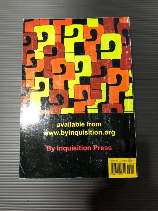 Photo 3 of Organic Chemistry by Inquisition, 1. General Reactions Paperback
