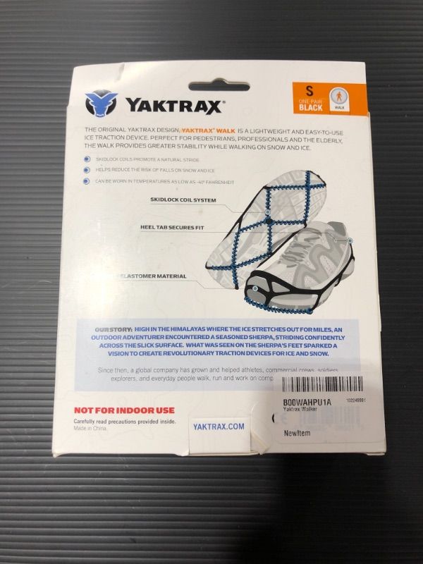 Photo 4 of Yaktrax Walk Traction Cleats for Walking on Snow and Ice (1 Pair)
NEW IN BOX.