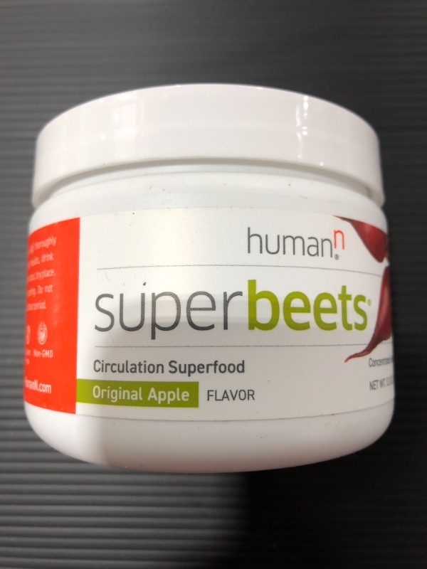 Photo 3 of HumanN SuperBeets - Beet Root Powder - Nitric Oxide Boost for Blood Pressure, Flow & Heart Health Support - Non-GMO - Natural Flavor, 30 Servings
BB 07/2022.