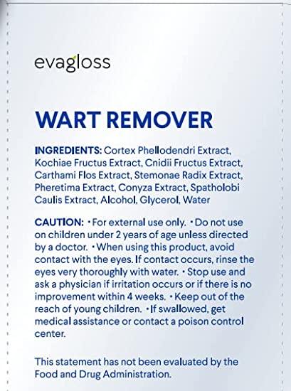 Photo 2 of Natural Wart Remover, Maximum Strength, Painlessly Removes Plantar, Common, Genital Warts, Advanced Liquid Gel Formula, Proven Results by Evagloss
