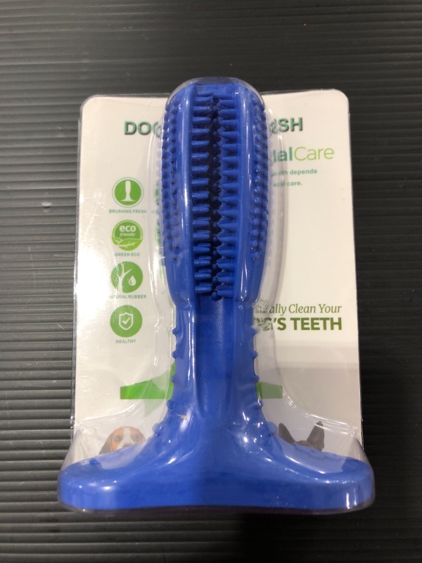 Photo 2 of Dog Toothbrush Toy for Dog Teeth Cleansing, Dog Toothbrush Stick for Dental Care, Toothbrush Dog Toy for Chewers Cleaning, for Small Dog & Medium Breed, Dog Chew Toys for Puppy
COLOR IS BLUE.