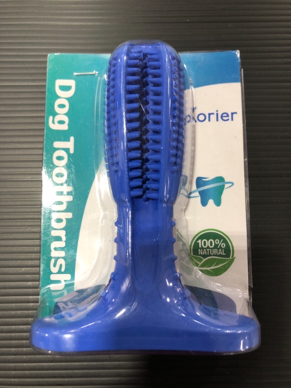 Photo 2 of Dog Toothbrush Toy for Dog Teeth Cleansing, Dog Toothbrush Stick for Dental Care, Toothbrush Dog Toy for Chewers Cleaning, for Small Dog & Medium Breed, Dog Chew Toys for Puppy
COLOR IS BLUE.