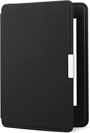 Photo 1 of Amazon Kindle Paperwhite Leather Case, Onyx Black - fits all Paperwhite generations prior to 2018 (Will not fit All-new Paperwhite 10th generation)
