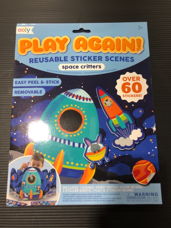 Photo 2 of OOLY – PLAY AGAIN STKR SPACE CRITTERS
