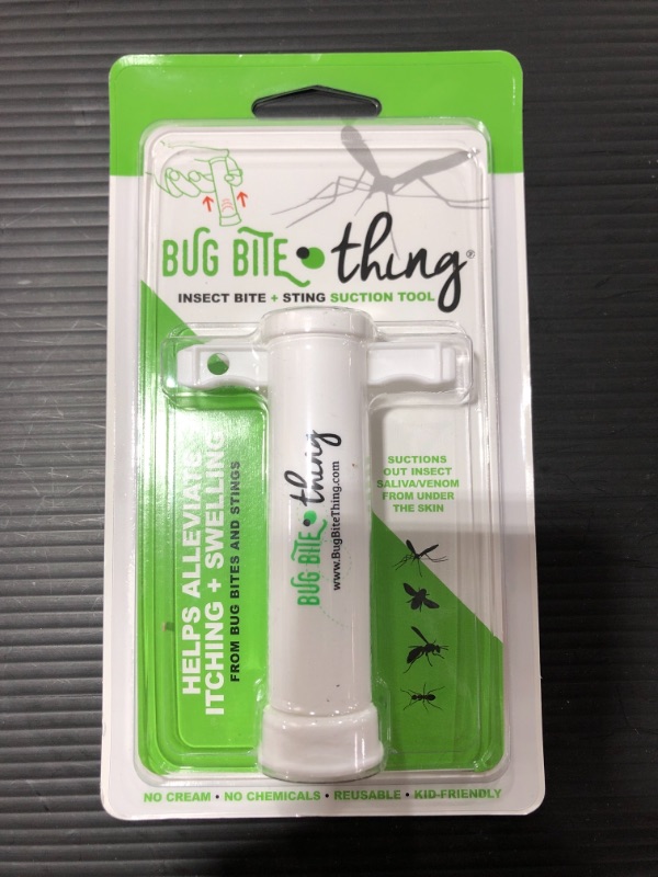 Photo 3 of Bug Bite Thing Suction Tool, Poison Remover - Bug Bites and Bee/Wasp Stings, Natural Insect Bite Relief, Chemical Free - White/Single
