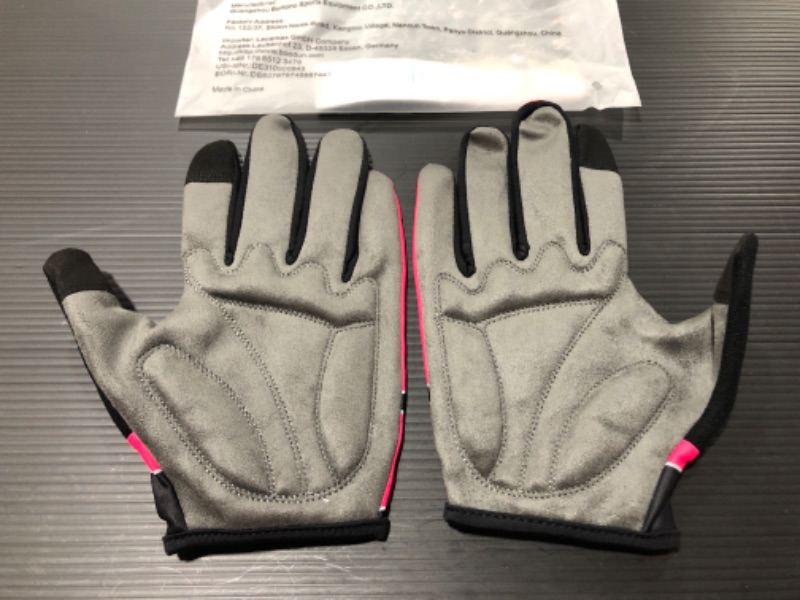 Photo 1 of BOILDEG CYCLING GLOVES, PINK, SIZE XL.