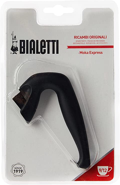 Photo 1 of Bialetti Moka Express Handle (9 or 12 Cup) -Black, 12x2x19 cm
