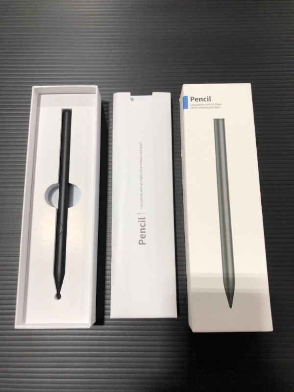 Photo 3 of Pencil for iPad, Slim Stylus Apple Pen Like for iPad Pro (3rd Gen,11’’&12.9’’), iPad (6th Gen), iPad Air (3rd Gen) and iPad Mini (5th Gen) (Black)
