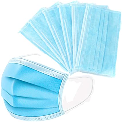 Photo 1 of 50Pcs Disposable Filter Mask 3 Ply Earloop Face Masks
