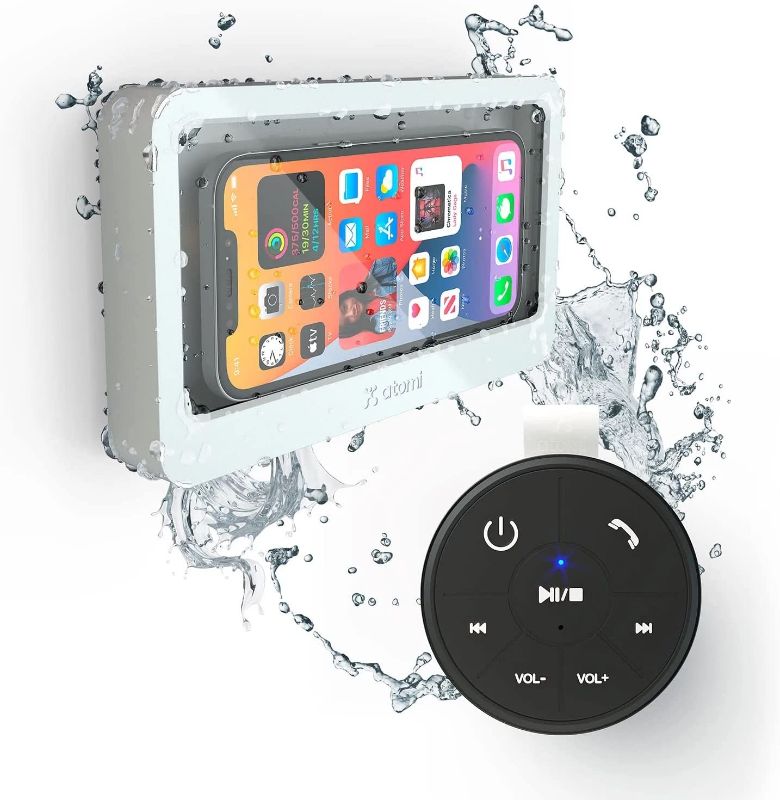 Photo 1 of Atomi Bluetooth Shower Speaker + Phone Mount Combo
