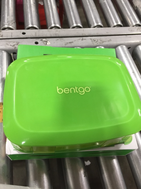 Photo 2 of Bentgo Fresh – Leak-Proof, Versatile 4-Compartment Bento-Style Lunch Box with Removable Divider, Portion-Controlled Meals for Teens and Adults On-The-Go – BPA-Free, Food-Safe Materials (Green)
