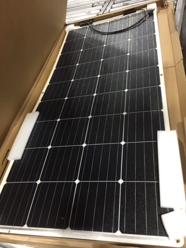 Photo 2 of Renogy 175W Watt 12V 248° Flexible Mono Solar Panel for RV Rooftop Boat Off Grid
