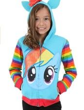 Photo 1 of My Little Pony Girls' Rainbow Dash Blue Multi S