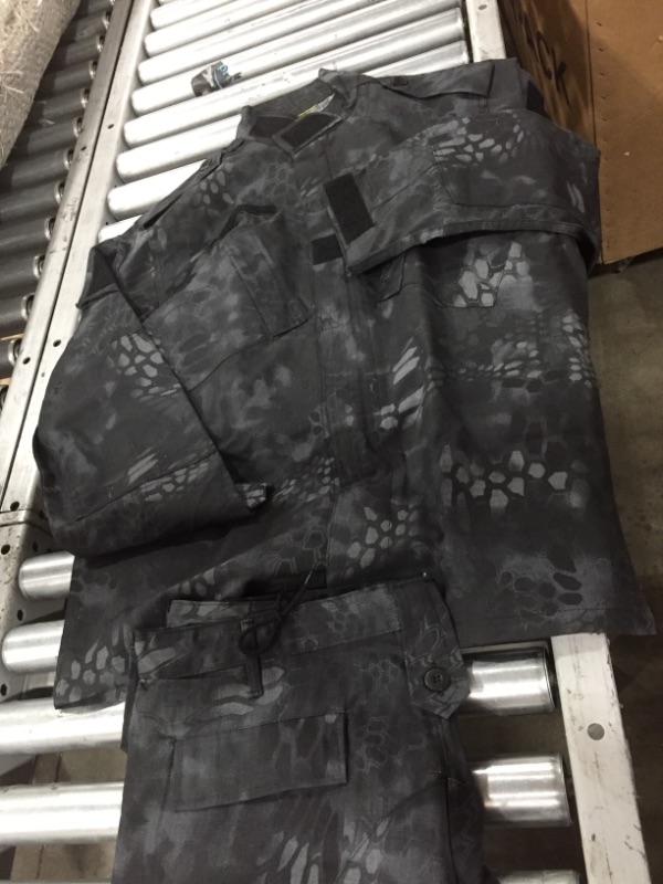 Photo 1 of XL Black pants and zipper jacket 