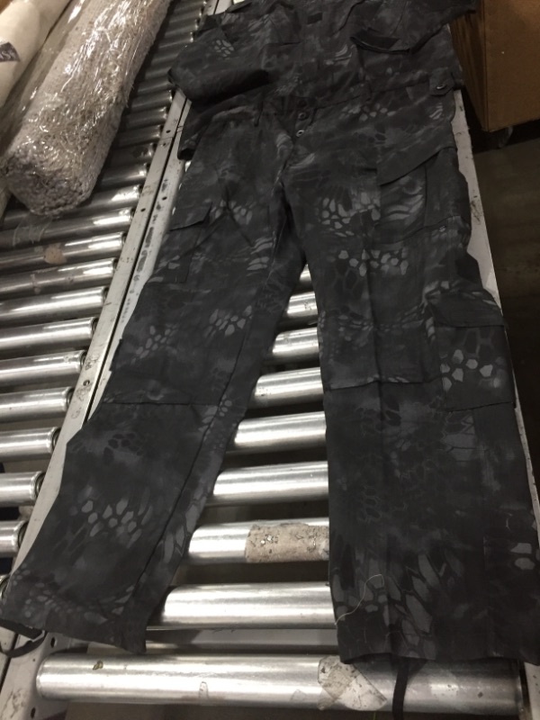 Photo 1 of XL Black pants and zipper jacket 
