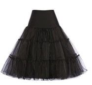 Photo 2 of GRACE KARIN Women 50s Petticoat Skirts Tutu Crinoline Slips Underskirts CL008922 L
